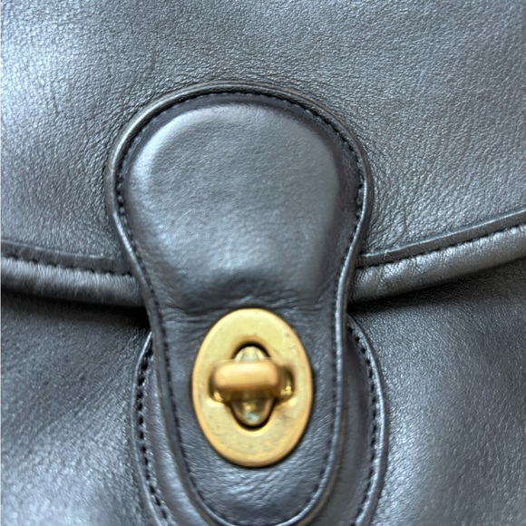 Vintage Coach Black Prairie Bag #9954 - Picture 2 of 4